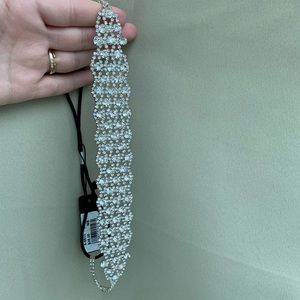 FREE with purchase of $40+ item. Guess by Marciano silver jewelled headband